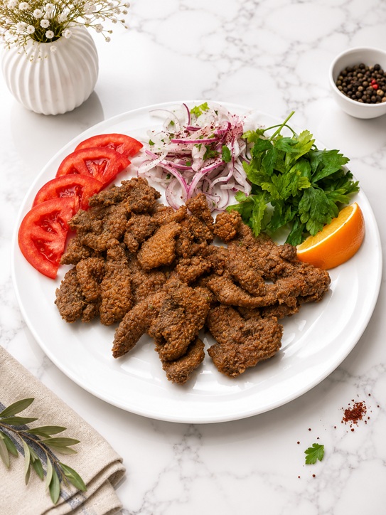 Qovurilgan yupqa jigar