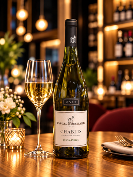 Pascal Bouchard Chablis Le Classique 2023 — quruq oq sharob